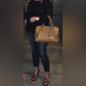 Tory Burch Thea Triple Zip Compartment Satchel